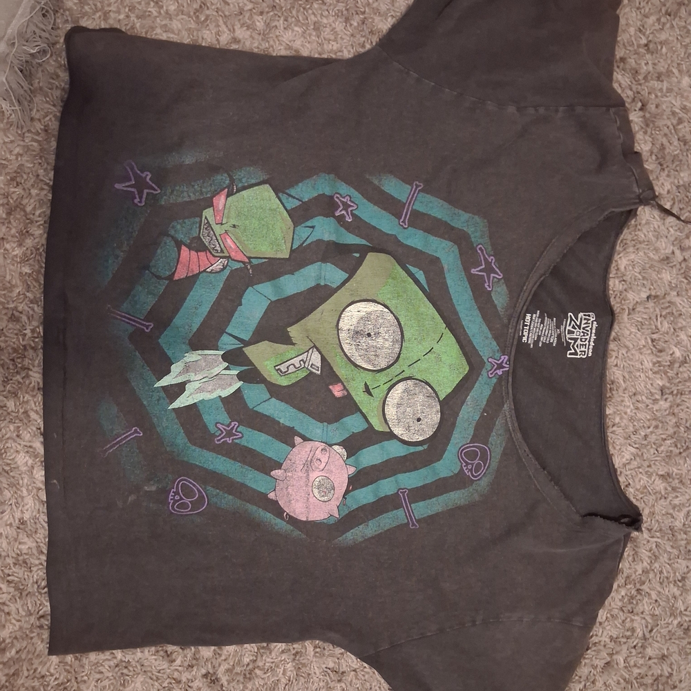 Invader Zim Gir Graphic Tee – Hot Topic – XL – Alt Cartoon Goth Y2K Shirt